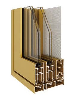 185係列隔（gé）熱三軌重型提升（shēng）推拉門