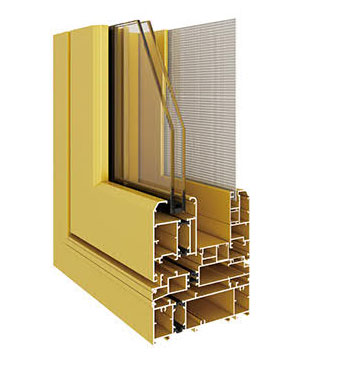 130C係列隔（gé）熱窗紗一體窗(內外平框、隱排水)