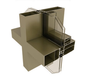 212係列明（míng）框、半隱框幕牆