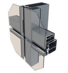 100-170係列（liè）隱框幕牆